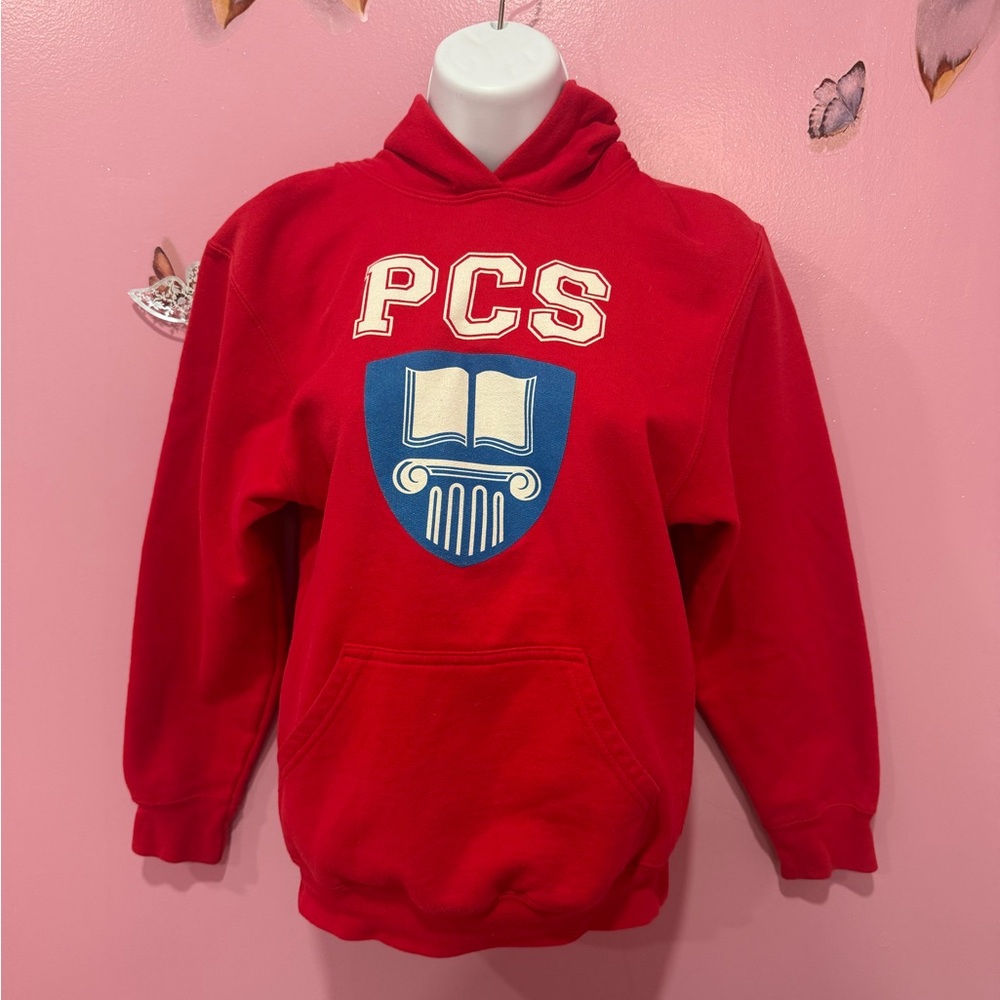 Port and Company Red Kids Hoodie